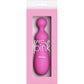 Pretty In Pink Petal Beaded Rechargeable Silicone Vibrator