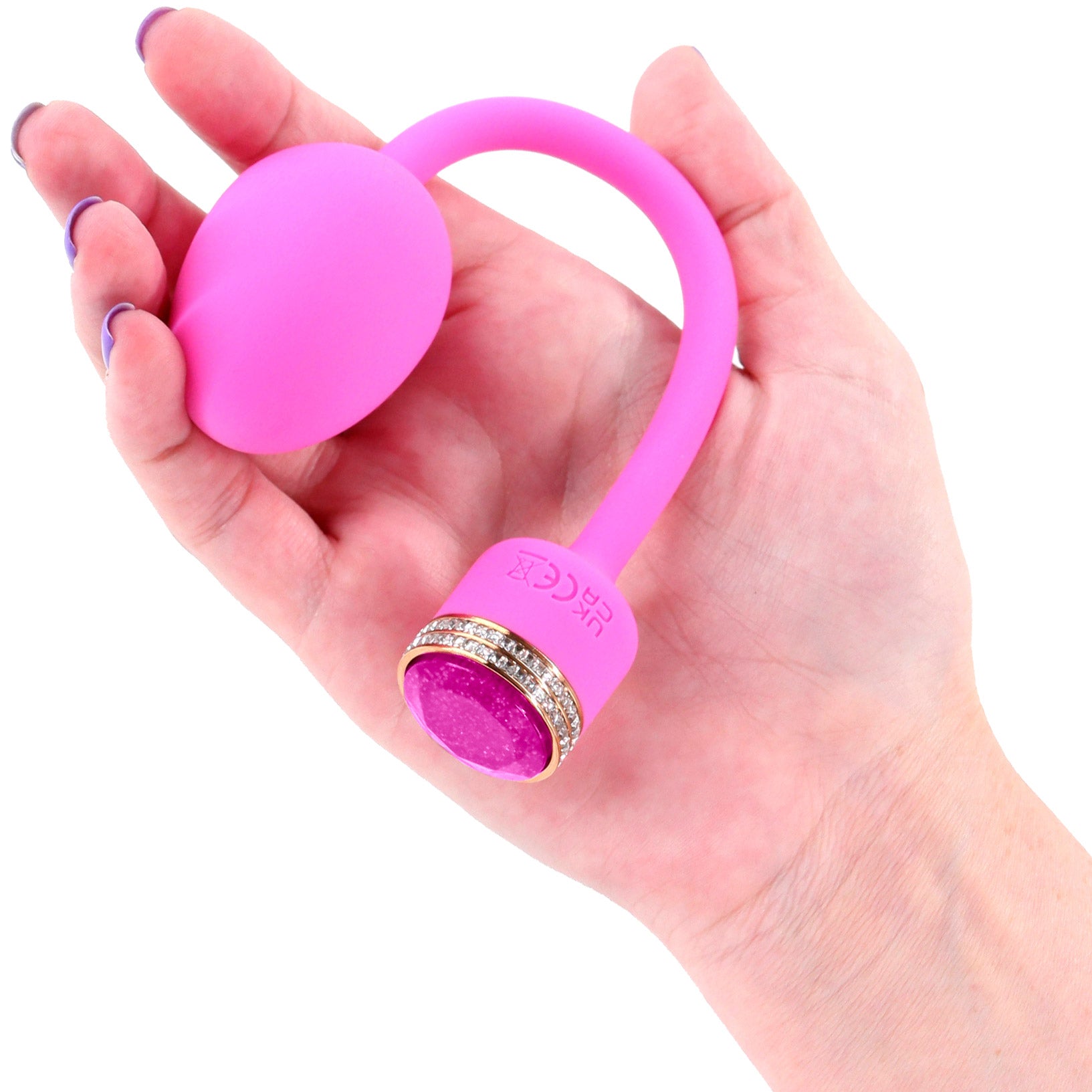 Pretty In Pink Sugar Rechargeable Silicone Vibrating Egg