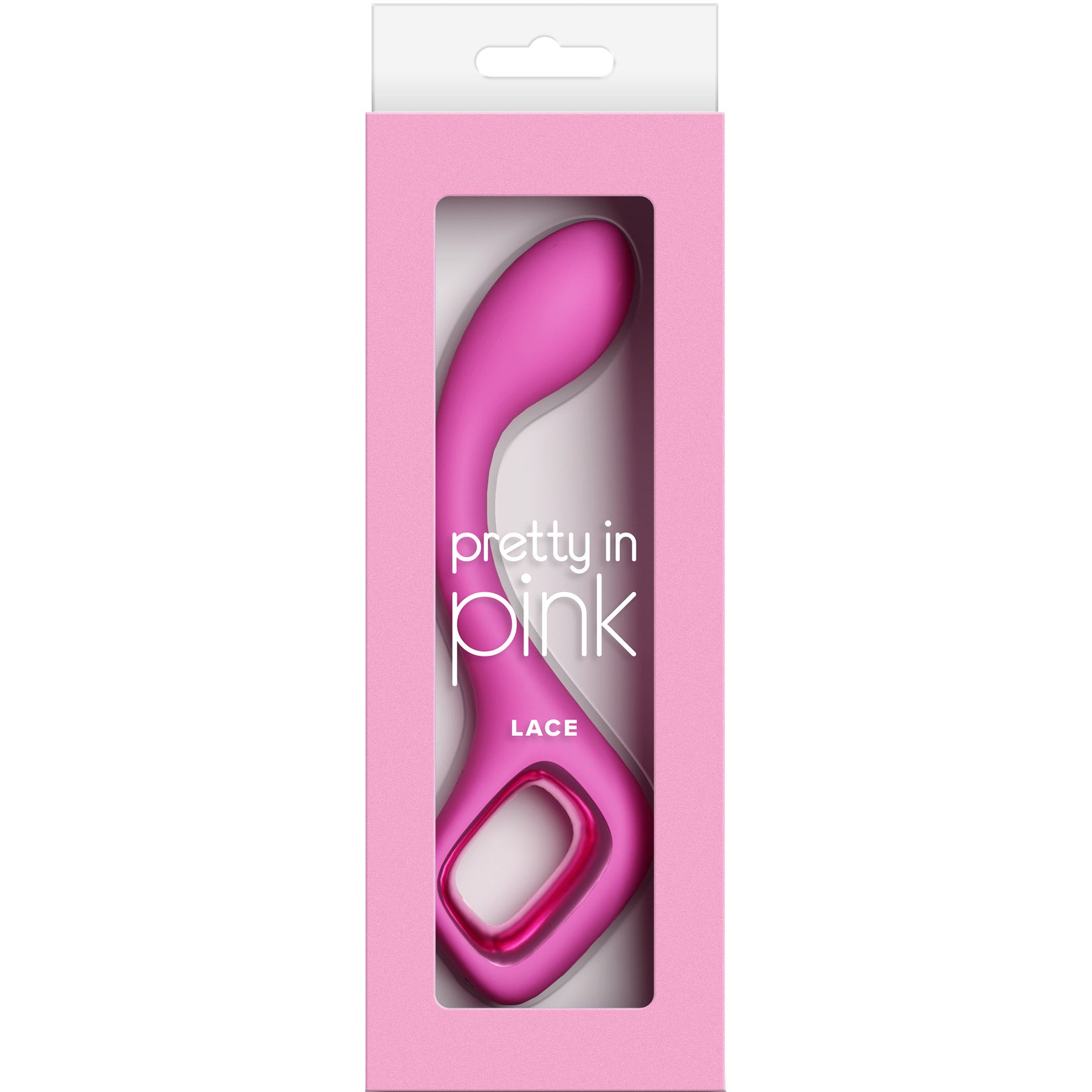 Pretty In Pink Lace Rechargeable Silicone G-Spot Vibrator