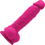 Colours Pleasures 5 Inch Pink Vibrating Silicone Suction Cup Dildo