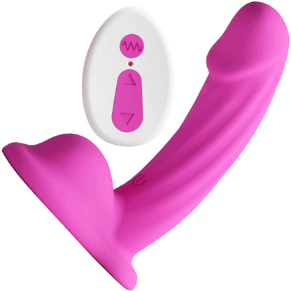 Colours Curve 5" Silicone Vibrating Grinding Dildo With Remote By NS Novelties - All