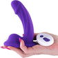 Colours Curve 5" Silicone Vibrating Grinding Dildo With Remote By NS Novelties - Purple