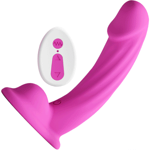 Colours Curve 6" Silicone Vibrating Grinding Dildo With Remote By NS Novelties - All