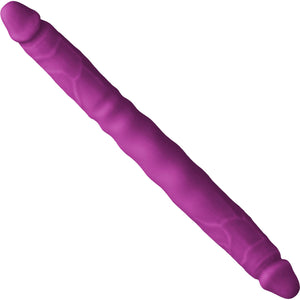 Colours Double Pleasures Purple Silicone Double Dildo