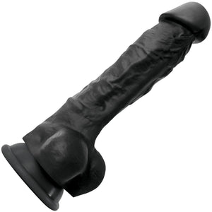 Colours Pleasures 7 Inch Black Silicone Dildo