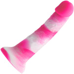 Colours Pleasures Yum Yum 7 Inch Pink Silicone Dildo