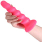Colours Twist 6.5" Silicone Dildo With Suction Cup - Pink
