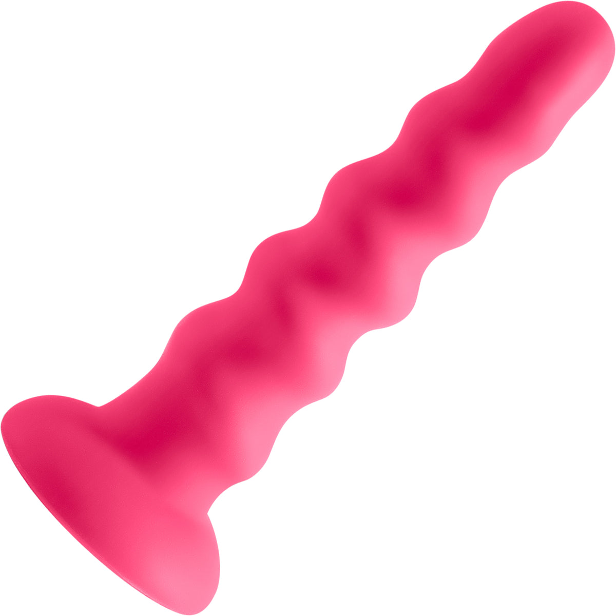 Colours Twist 6.5" Silicone Dildo With Suction Cup - Pink