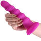 Colours Twist 6.5" Silicone Dildo With Suction Cup - Purple