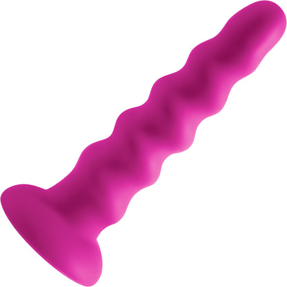 Colours Twist 6.5" Silicone Dildo With Suction Cup - Purple