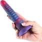 Colours Stacked Silicone Suction Cup Dildo - Pink & Blue - 6 Inches