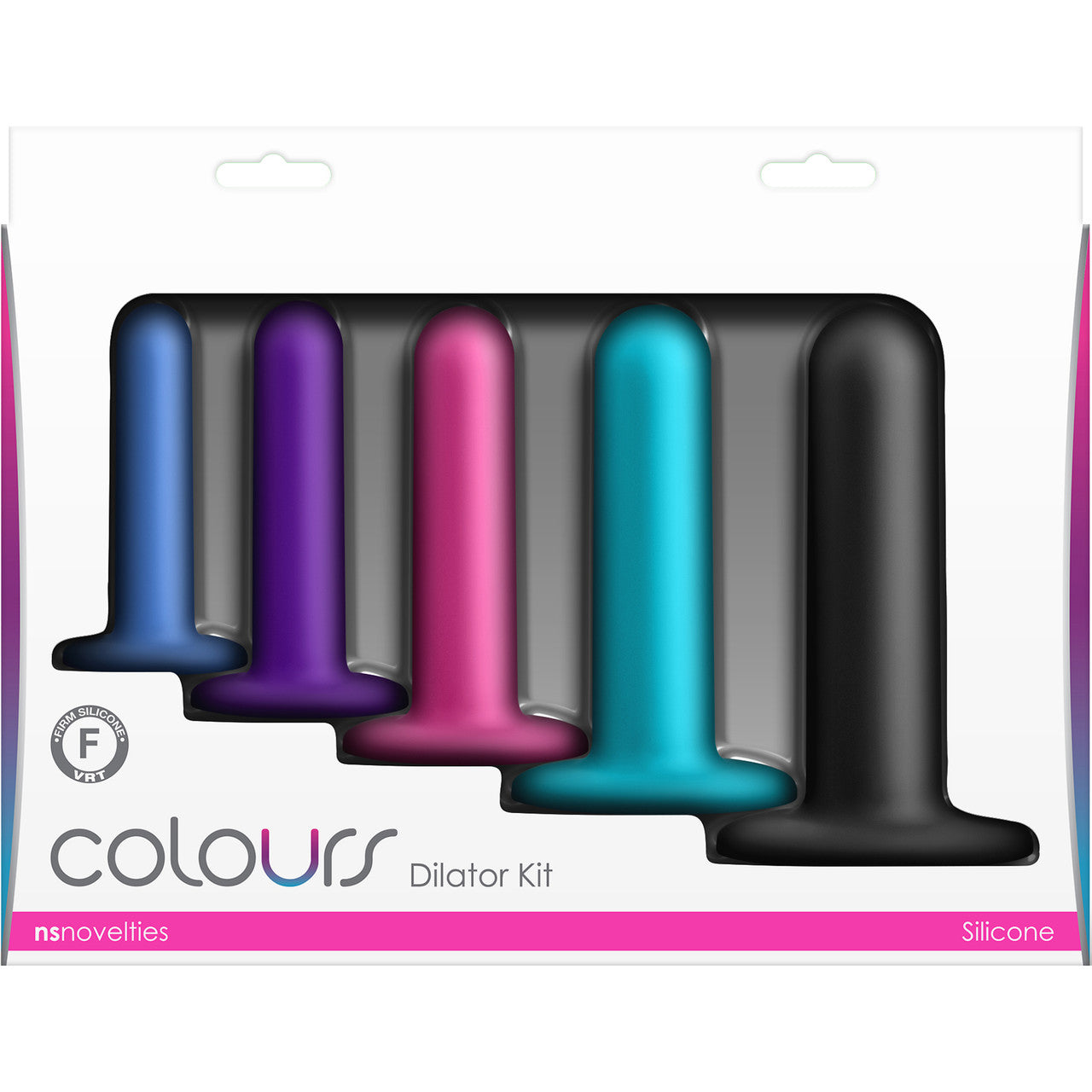 Colours 5-Piece Multicolor Silicone Dilator Kit