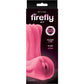 Firefly Yoni Stroker Silicone Glow-In-The-Dark Penis Masturbator - Pink
