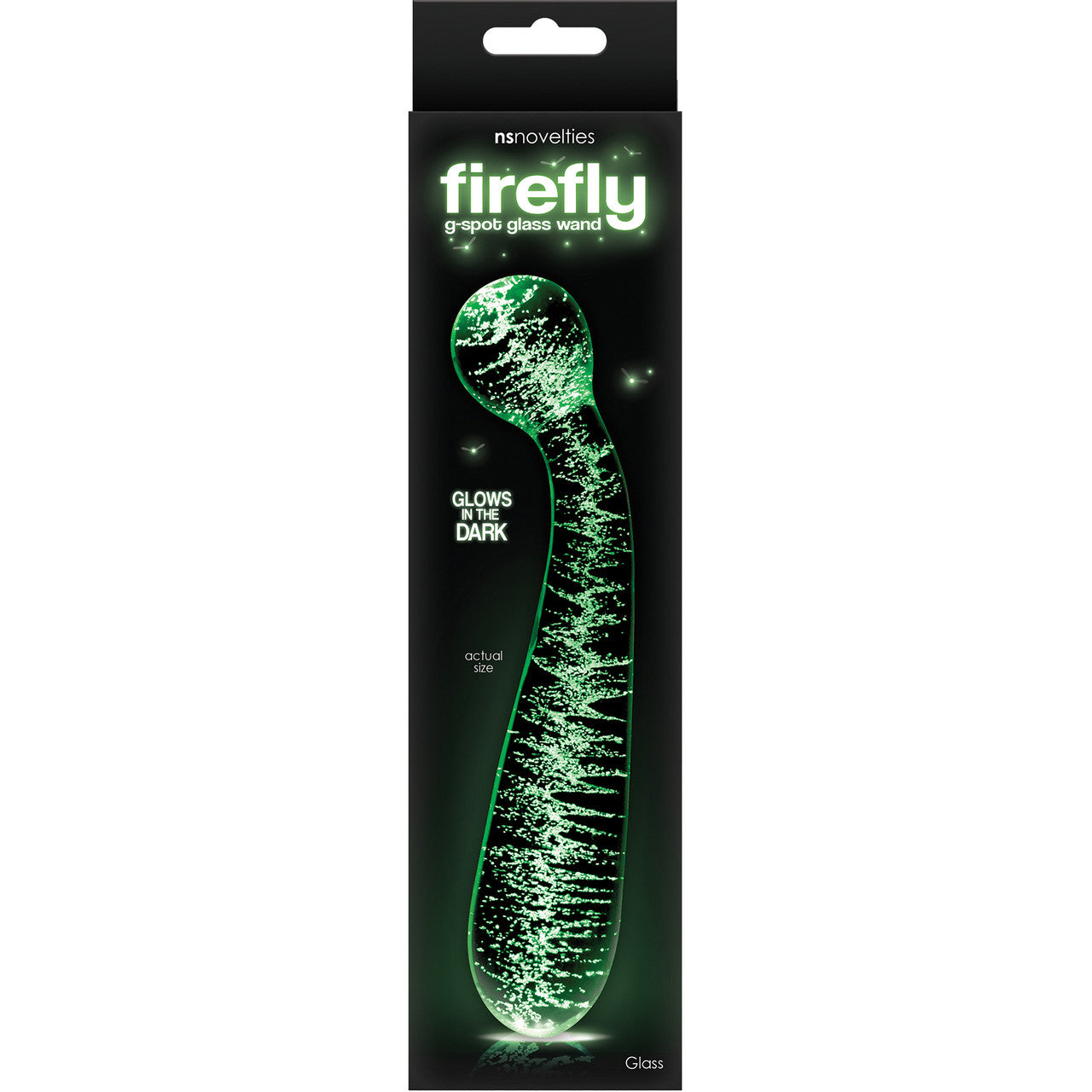 Firefly Glass G-spot Glow Wand by NS Novelties - Clear