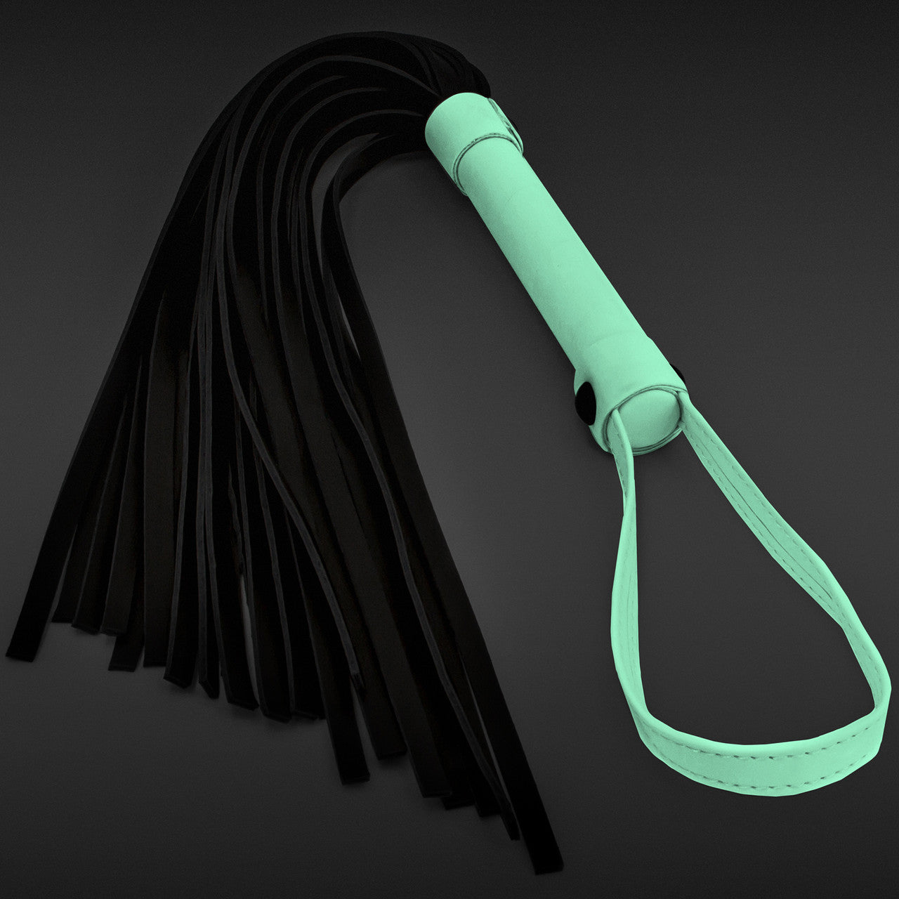 GLO Bondage Glow In The Dark Flogger By NS Novelties