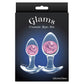 Cosmic Glams Silicone 2 Piece Anal Plug Kit - Pink