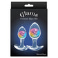 Cosmic Glams Silicone 2 Piece Anal Plug Kit - Rainbow