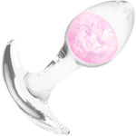 Cosmic Glams Silicone Anal Plug - Small, Rainbow