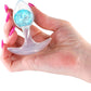 Cosmic Glams Silicone Anal Plug - Small, Blue