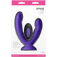 INYA Duet Rechargeable Silicone Vibrating Double Dildo With Remote - Purple