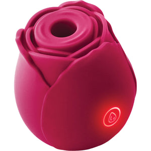 Inya The Rose Silicone Rechargeable Clitoral Pressure Wave Stimulator - Red