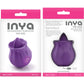 Inya The Kiss Rechargeable Silicone Clitoral Stimulator - Purple