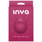 INYA The Vibrating Rose Silicone Rechargeable Clitoral Stimulator - Red