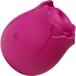 INYA The Vibrating Rose Silicone Rechargeable Clitoral Stimulator - Red