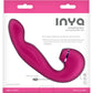 Inya Symphony Rechargeable Silicone Pressure Wave Clitoral Stimulator & G-Spot Vibrator - Pink