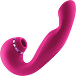 Inya Symphony Rechargeable Silicone Pressure Wave Clitoral Stimulator & G-Spot Vibrator - Pink