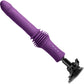 Inya Super Stroker Thrusting Silicone Vibrator With Warming Feature, Suction Mount & Remote - Purple