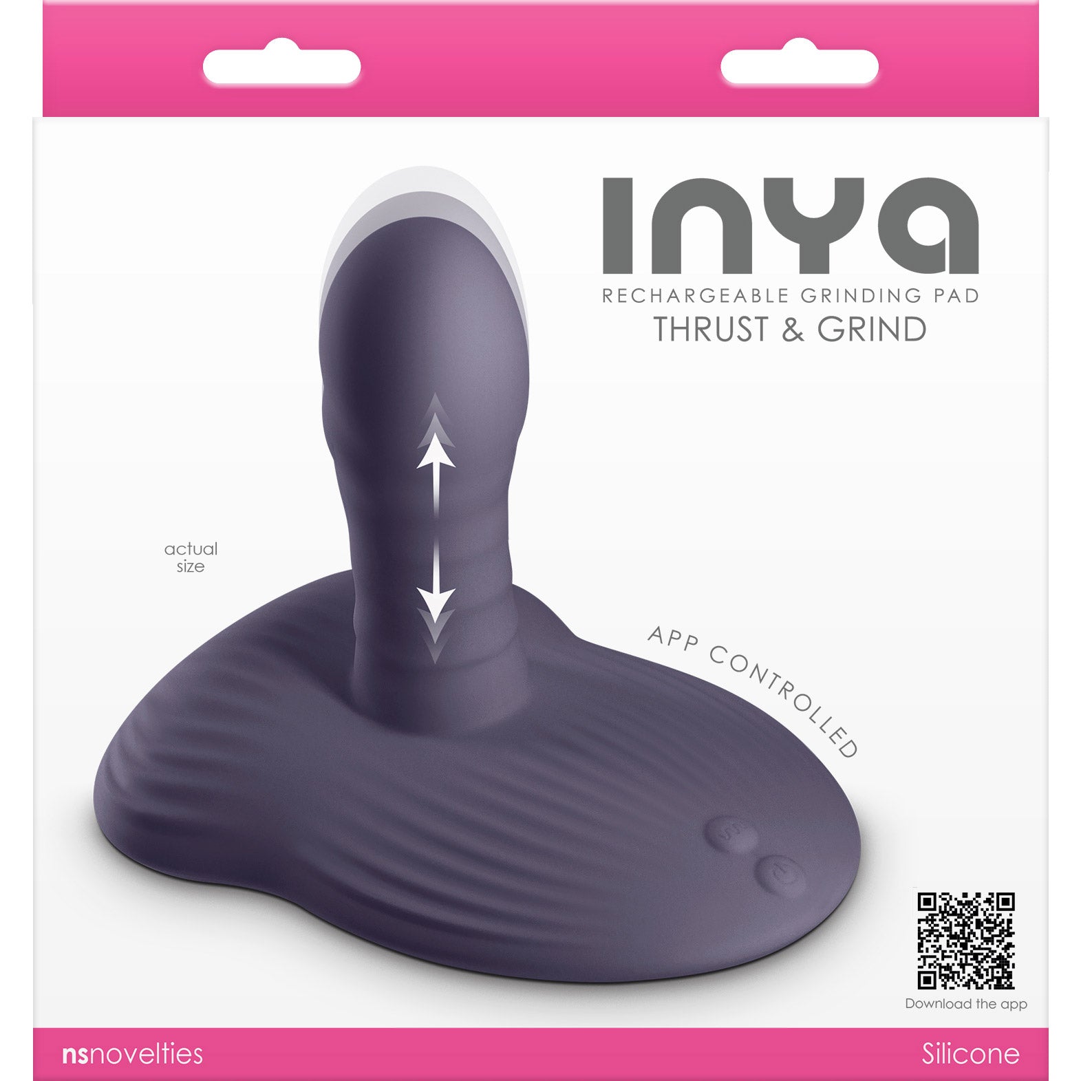 INYA Thrust & Grind Rechargeable Silicone Vibrating Grinder