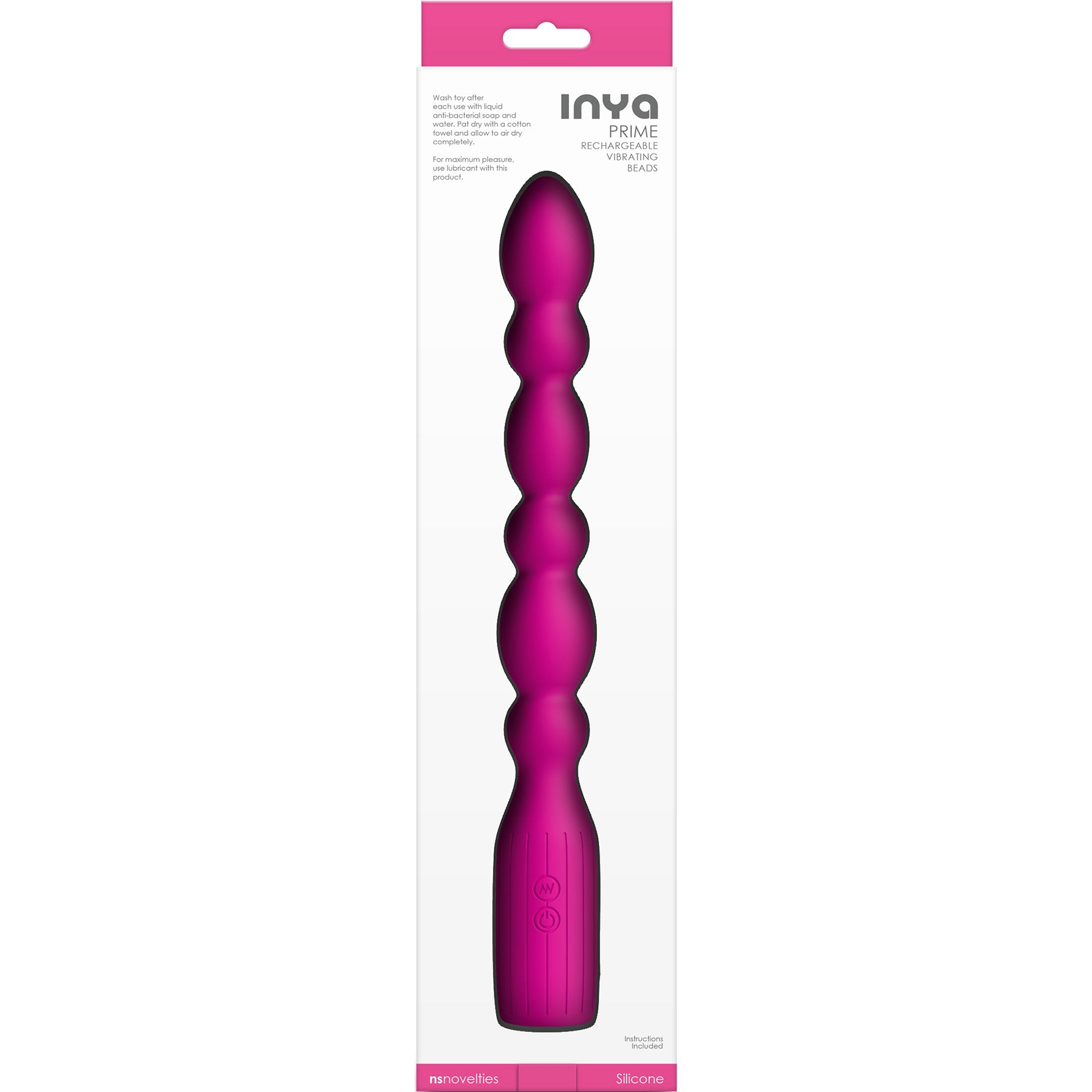 INYA Prime Rechargeable Silicone Vibrating Beads