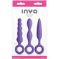 INYA Trio Silicone 3-Piece Anal Plug Kit