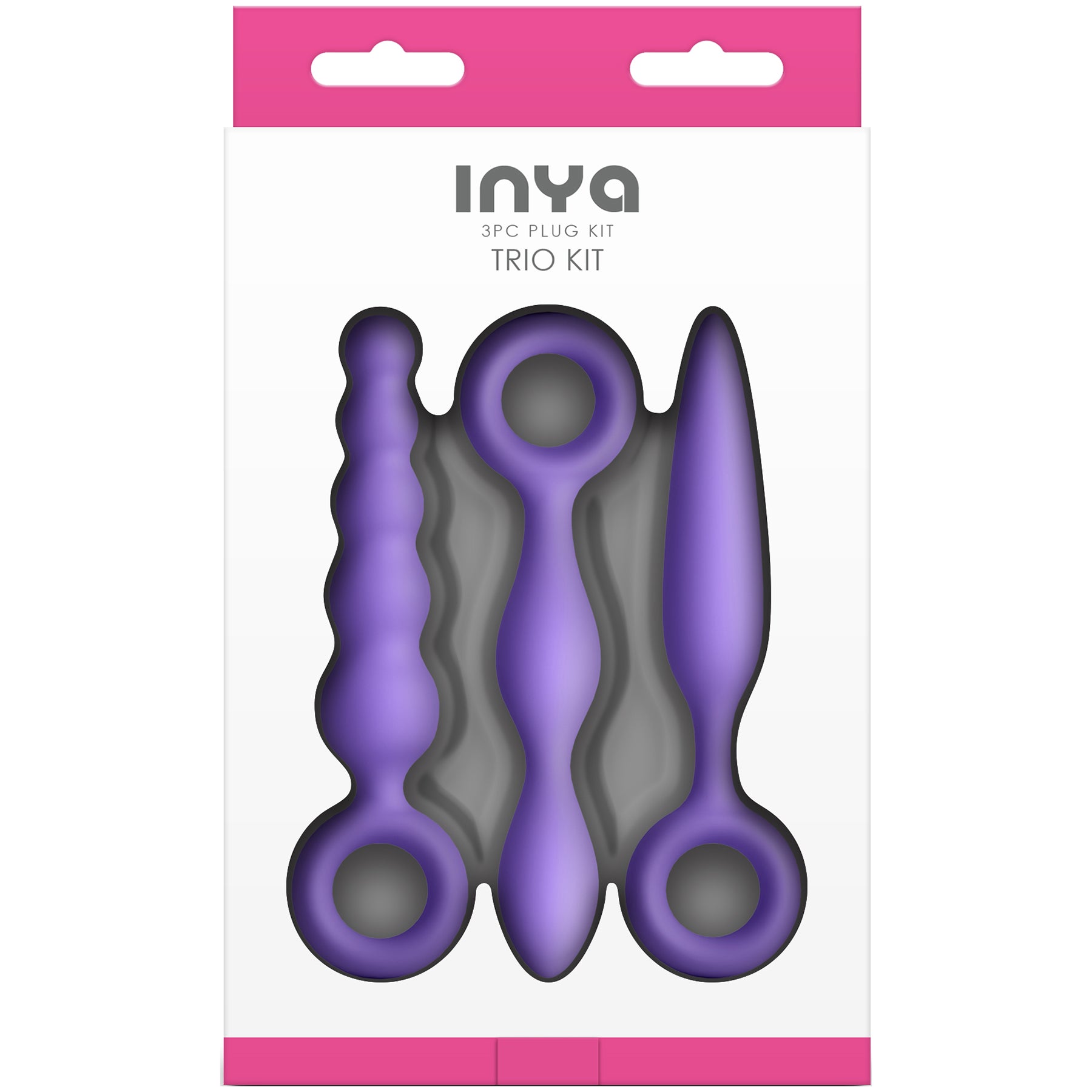 INYA Trio Silicone 3-Piece Anal Plug Kit