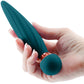 Sugar Pop Twist Rechargeable Silicone Gyrating Insertable Vibrator - Teal