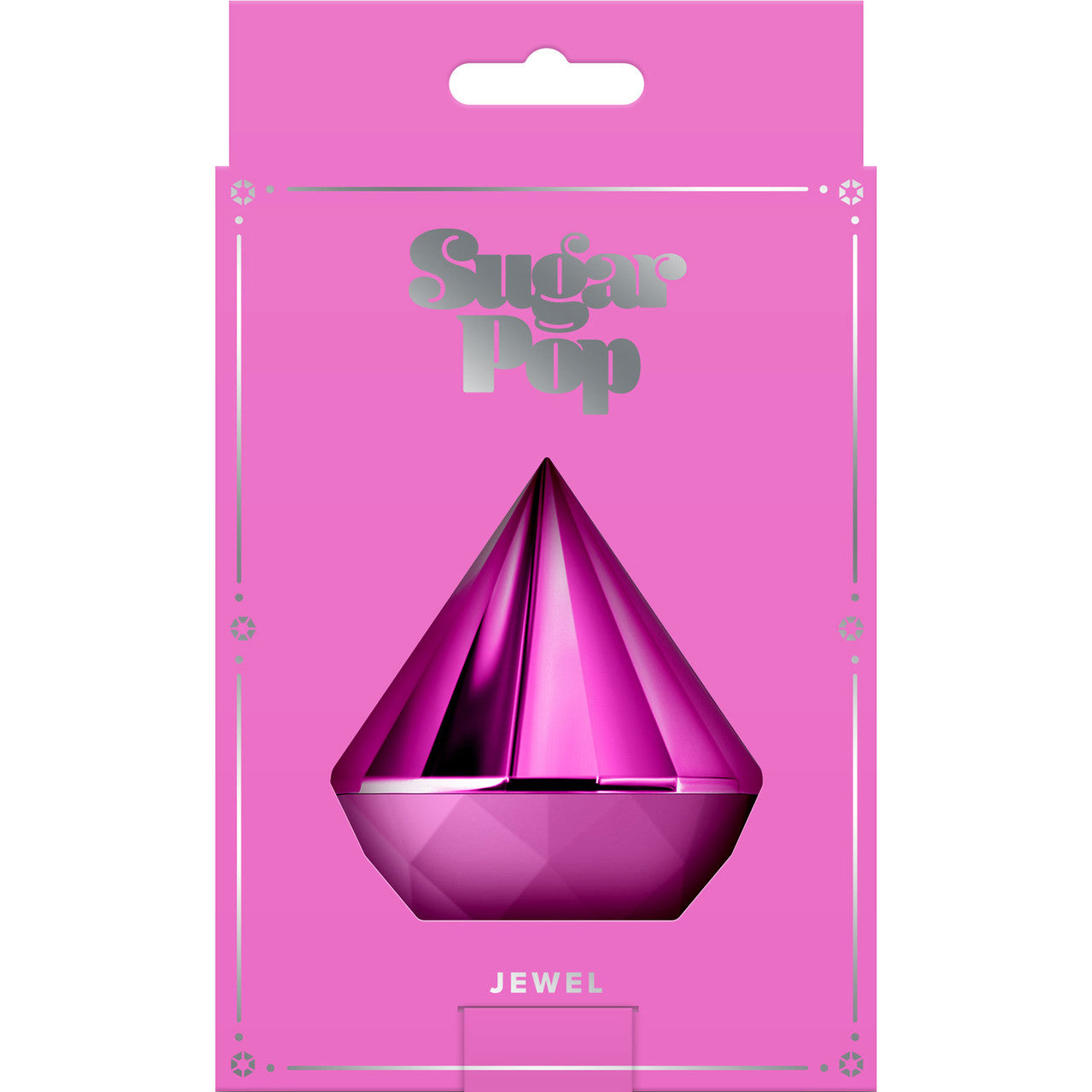 Sugar Pop Jewel Rechargeable Silicone Pressure Wave Clitoral Stimulator - Pink