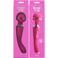 Sugar Pop Bliss Silicone Rechargeable Wand Style Vibrator - Pink