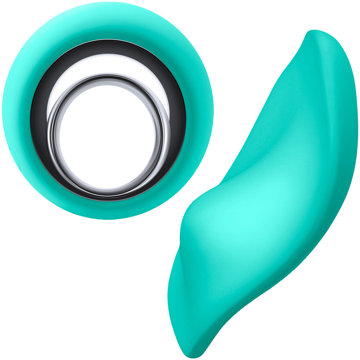 Sugar Pop Leila Rechargeable Silicone App Enabled Panty Vibe With Remote - Teal