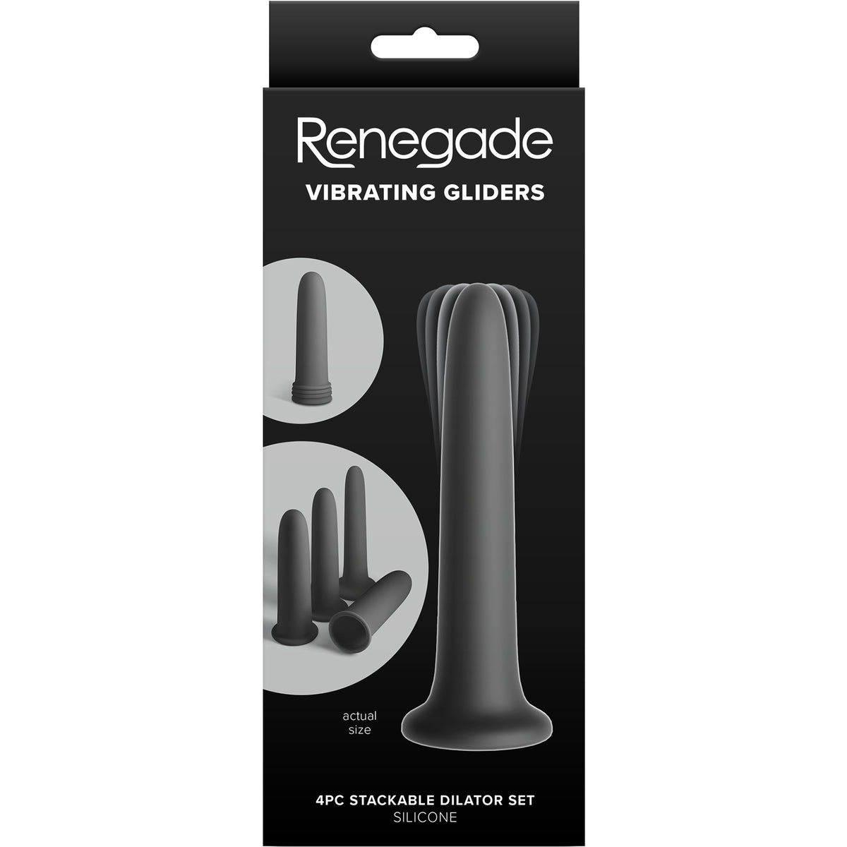Renegade Gliders 4-Piece Vibrating Silicone Dilator Set