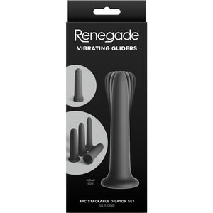 Renegade Gliders 4-Piece Vibrating Silicone Dilator Set