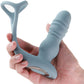 Renegade The Handyman Cock Ring & Thrusting Vibrating Prostate Massager With Remote - Gray