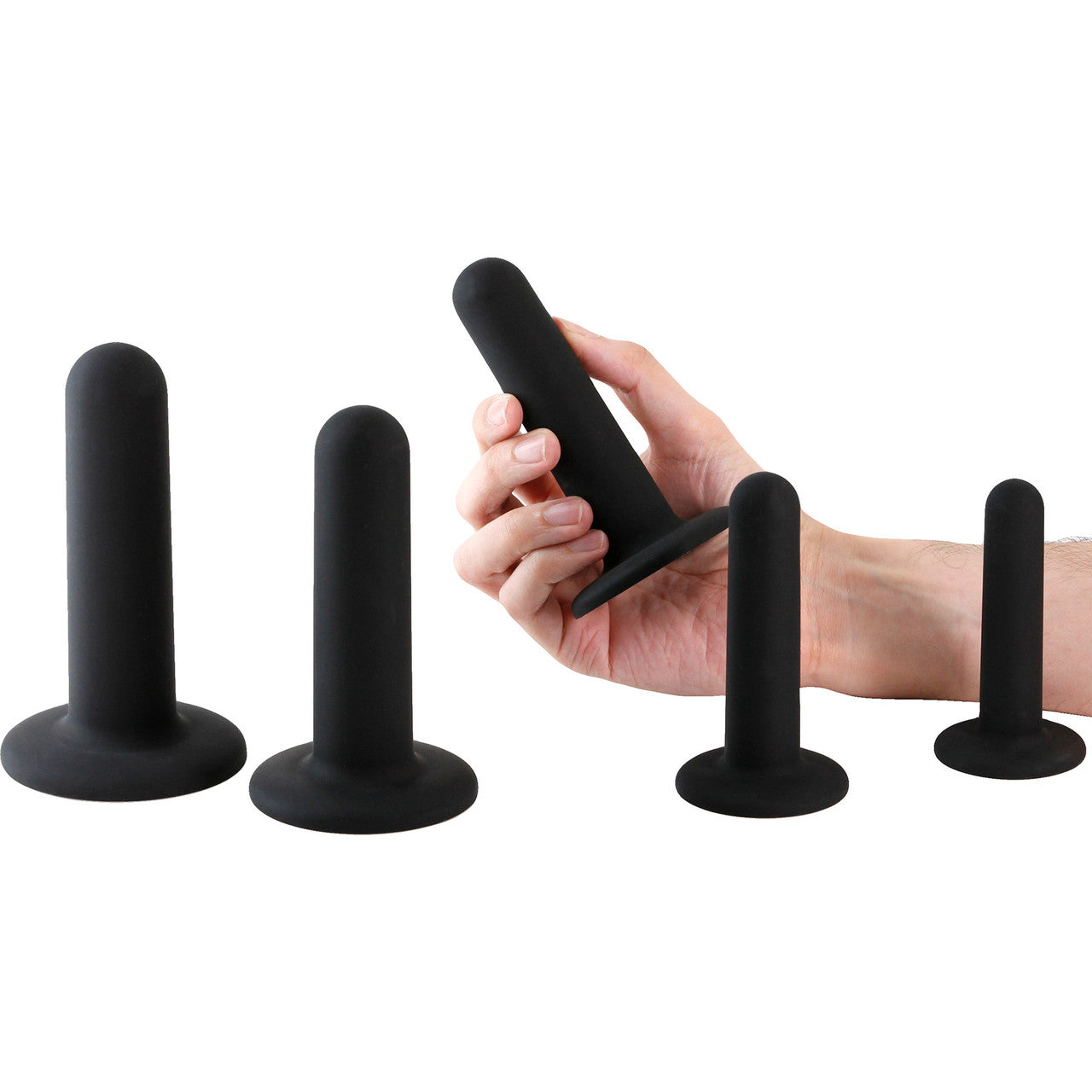 Renegade 5-Piece Silicone Dilator Kit - Black