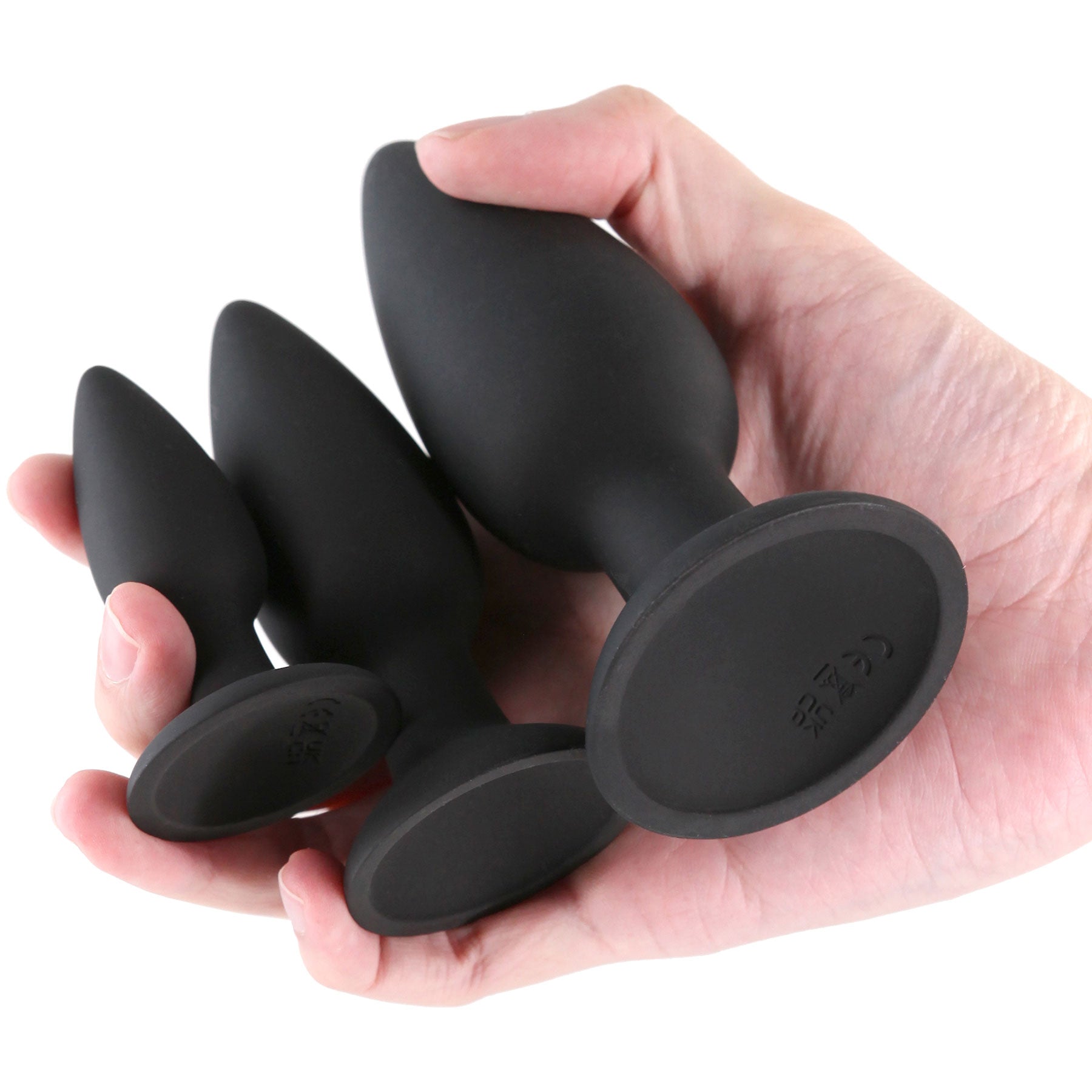Renegade Triple Strike Silicone 3 Piece Anal Plug Kit
