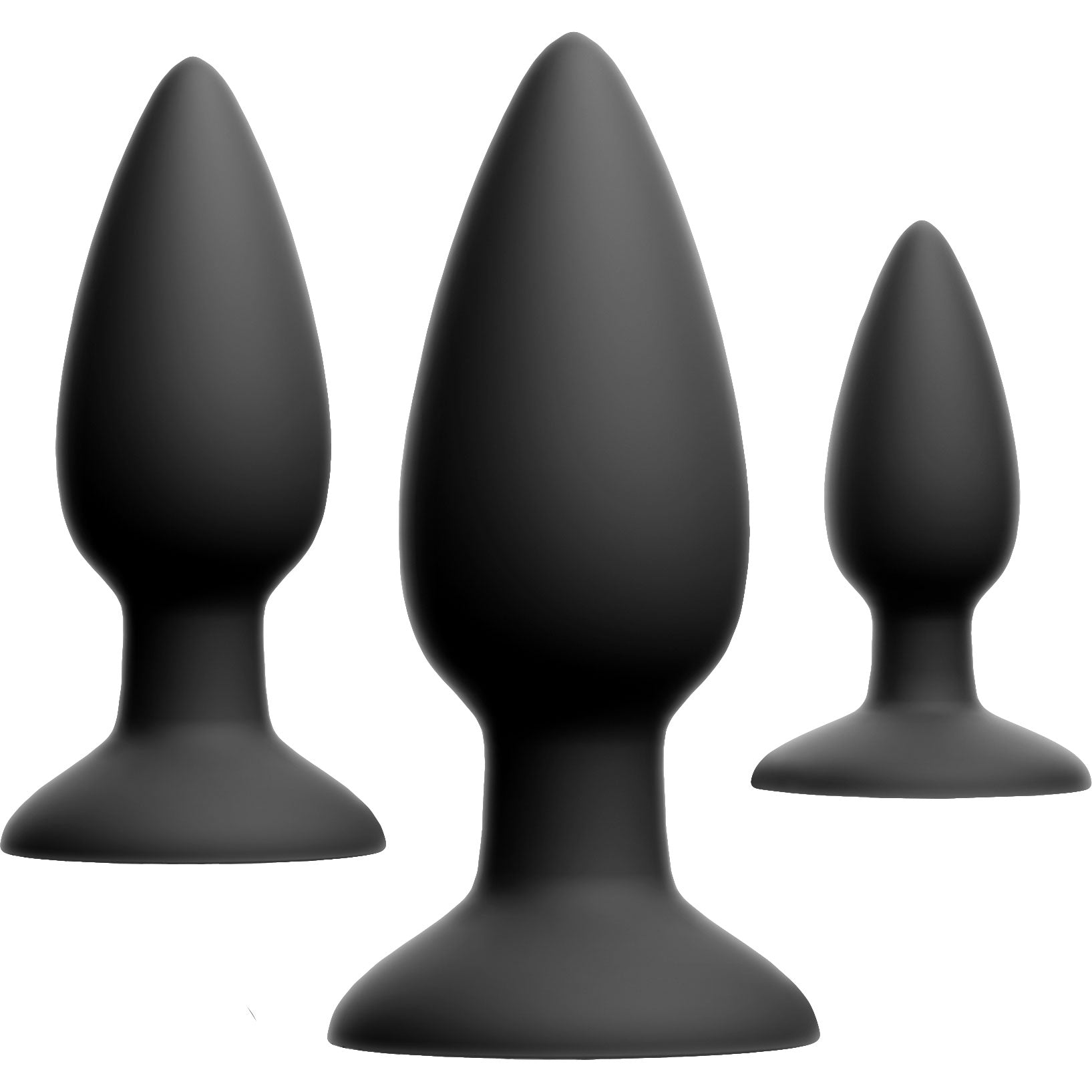 Renegade Triple Strike Silicone 3 Piece Anal Plug Kit
