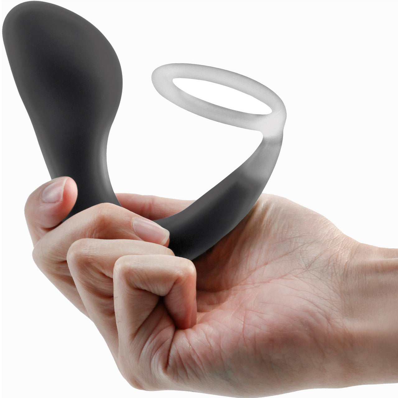 Renegade Slingshot Silicone Cock Ring & Prostate Massager - Black