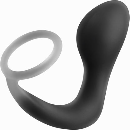 Renegade Slingshot Silicone Cock Ring & Prostate Massager - Black