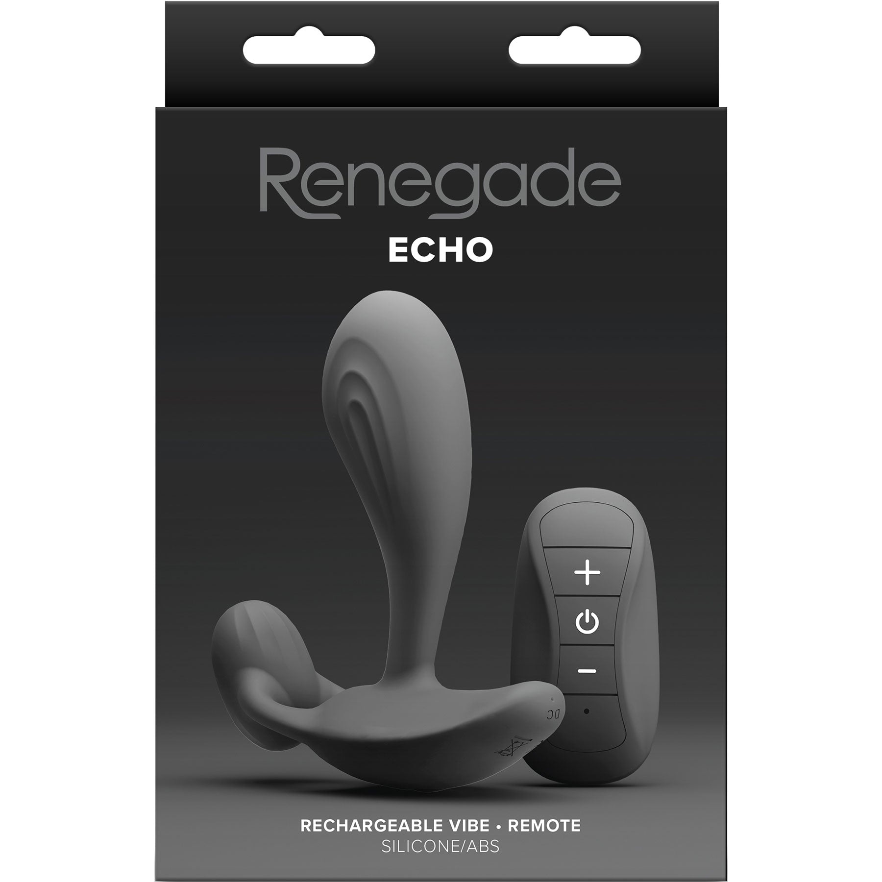 Renegade Echo Rechargeable Silicone Prostate Massager with Remote Control