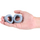 Renegade Alpha Rings Silicone 2 Piece Cock Ring Set - Gray