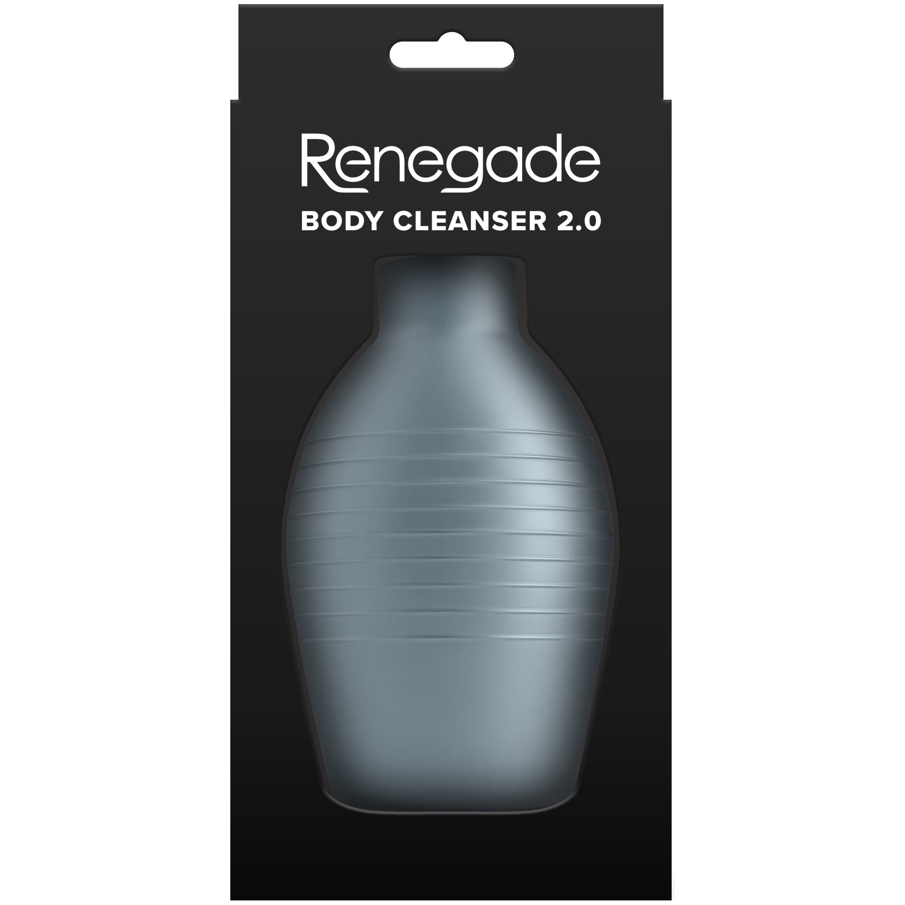 Renegade Body Cleanser 2.0 Silicone Anal Douche - Gray